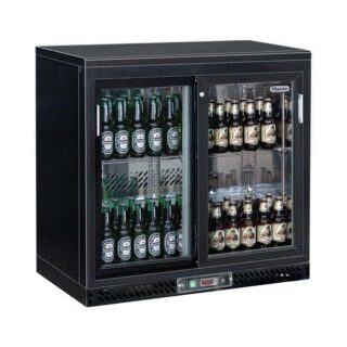 Bartscher Getränkekühlschrank 223L, 2 Schiebetüren