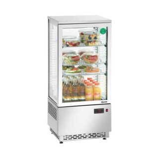 Bartscher Mini-Kühlvitrine 78L, CNS